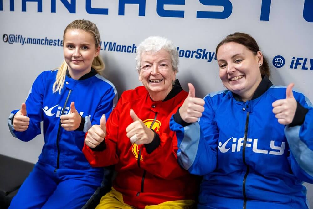 Abney Court - Abney Court skydiving wish