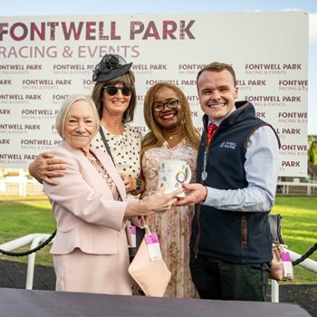Angmering care home resident returns to the races