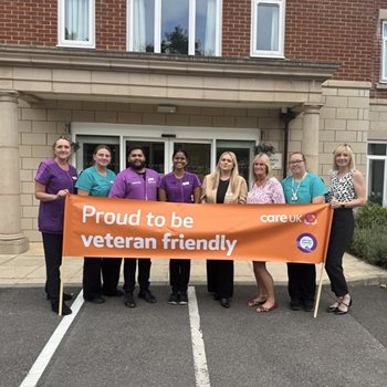 Hythe care home achieves veteran-friendly status