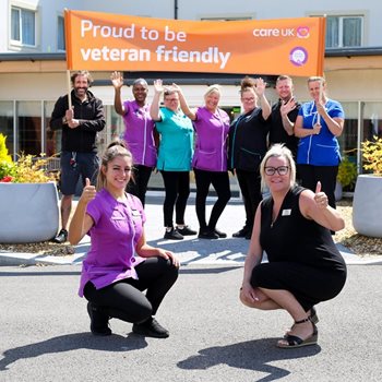 Poole care home achieves veteran-friendly status