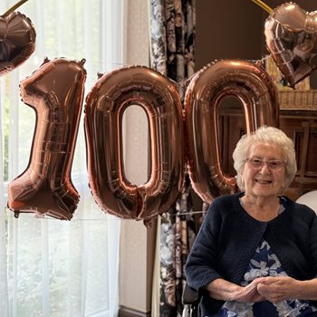 Maidstone care home resident, 100, shares secret to long and happy life