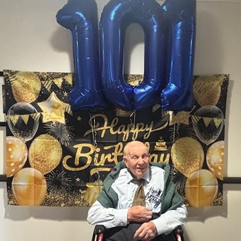 101-year-old Woking care home resident shares secret to long life    