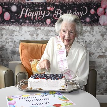Edinburgh care home resident, 104, shares secret to happy life