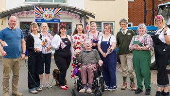 VE Day 80 celebrated in style at Eye care home