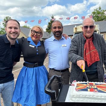 VE Day 80 celebrated in style at Leatherhead care home