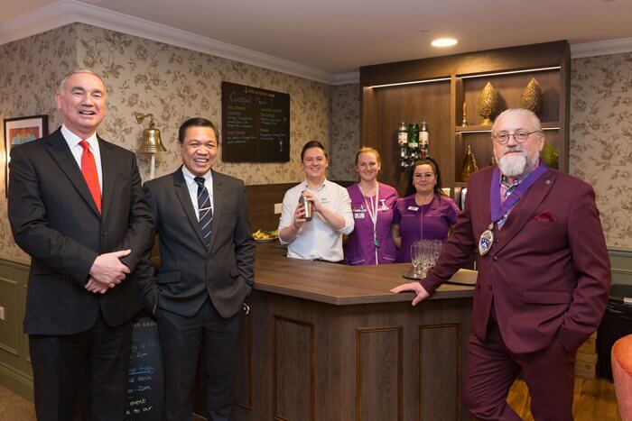 Residents and team members at Ayton House were joined by the local community for a grand launch celebration.