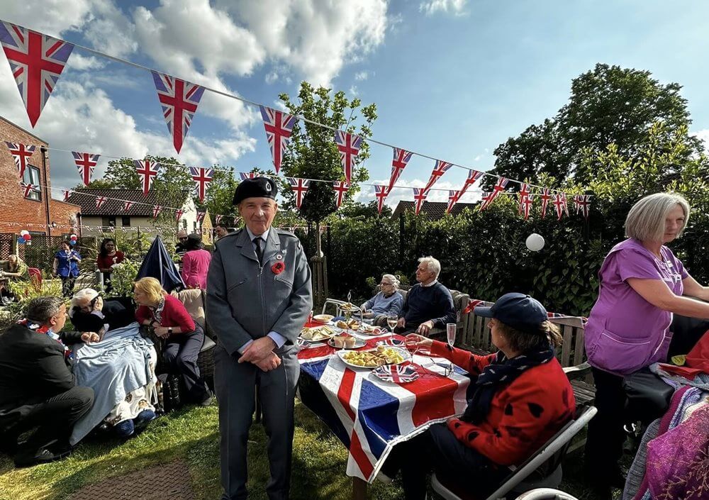 VE day celebrations at Bickerton House