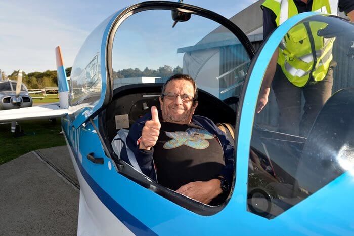 Neil took part in a thrill-seeking adventure.