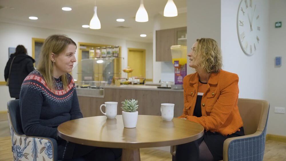 Relative's voices at Bowes House - I don't need to worry now