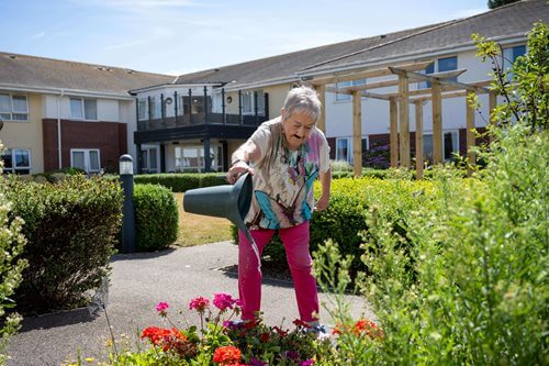 Britten Court - britten court resident gardening 