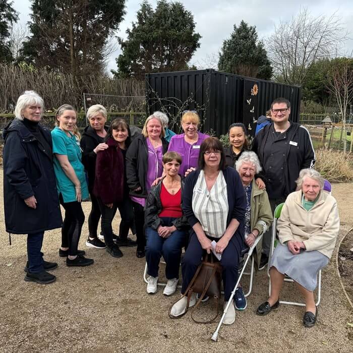 Broadwater Lodge care home team and residents have helped to launch a new community garden.