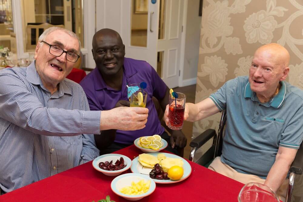 Buchanan Court - Buchanan Court meal with residents 