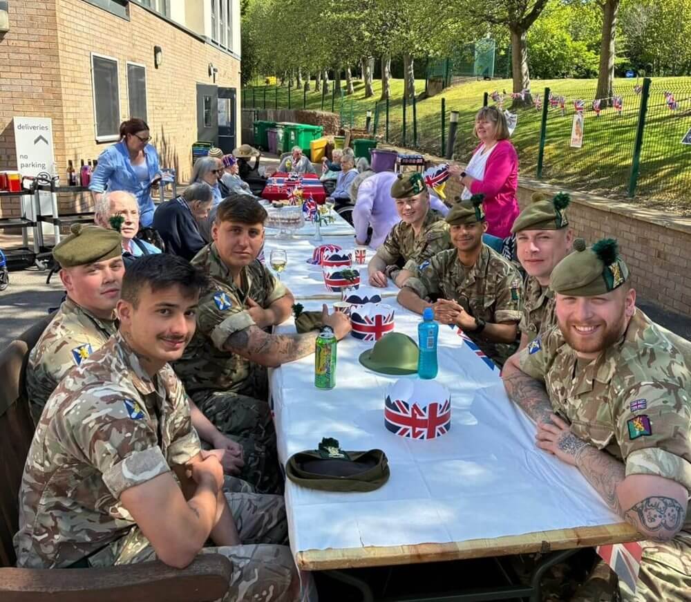 VE day celebrations at Cairdean House