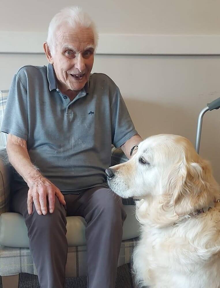 Catherine Court - Catherine Court dog visit