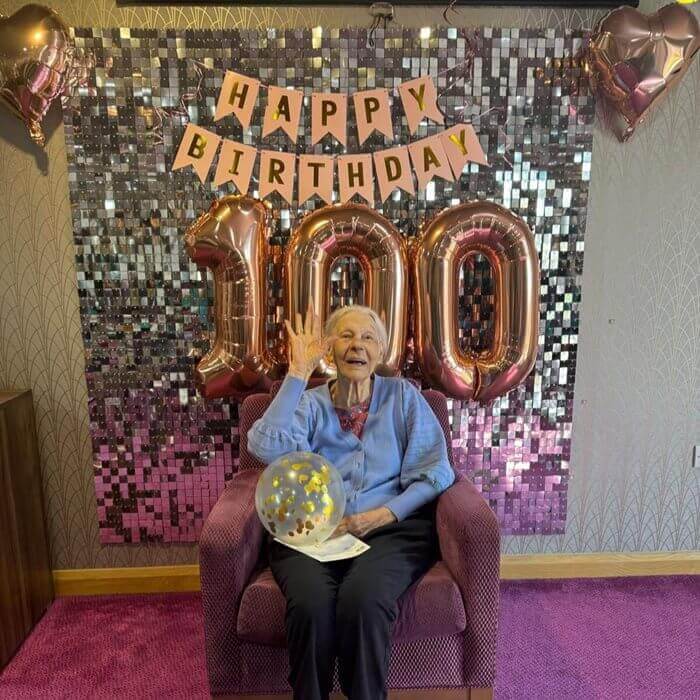 Cavell Court - Cavell Court 100th bday - Daphne