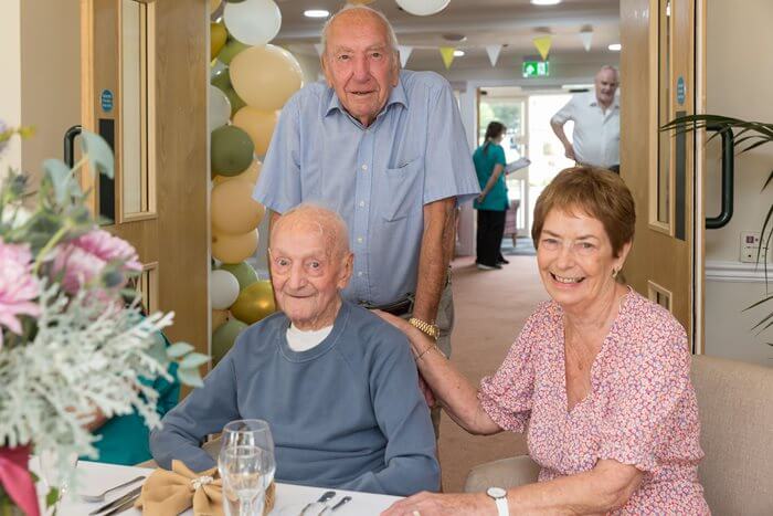 'The Centenarian Club' launch party at Queen's Court care home