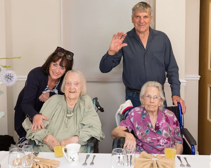 'The Centenarian Club' launch party at Queen's Court care home