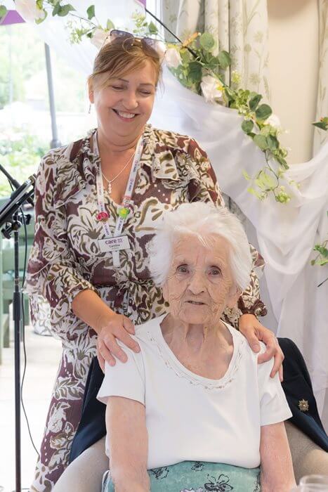 'The Centenarian Club' launch party at Queen's Court care home