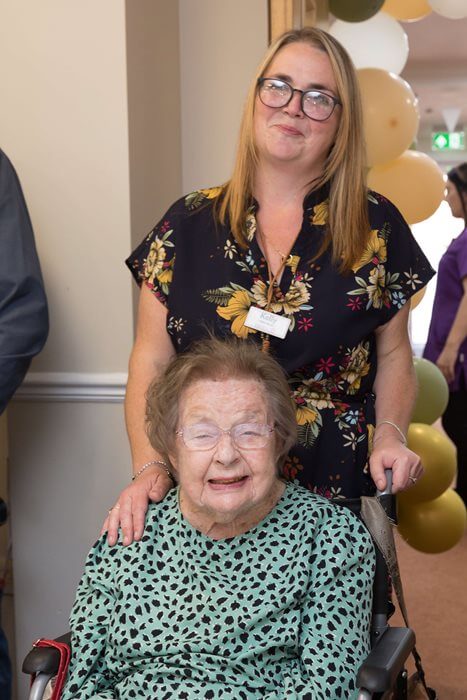 'The Centenarian Club' launch party at Queen's Court care home