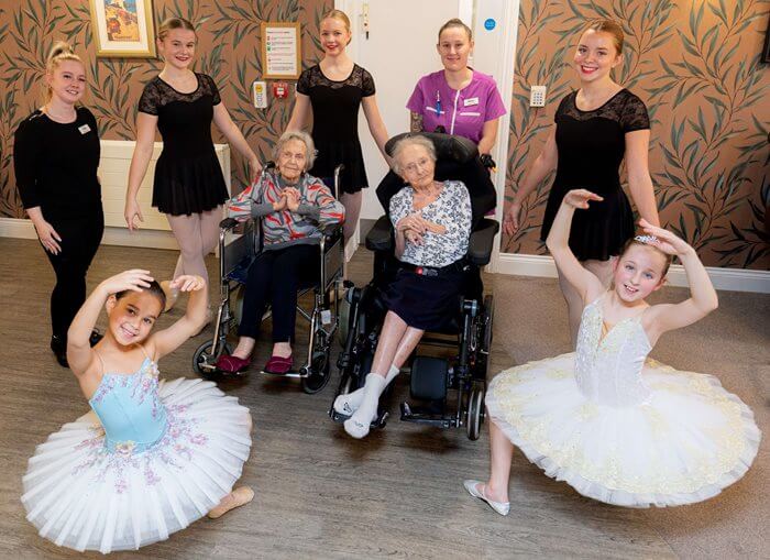 Ballet enthusiast Thelma had her ballet dreams come true.