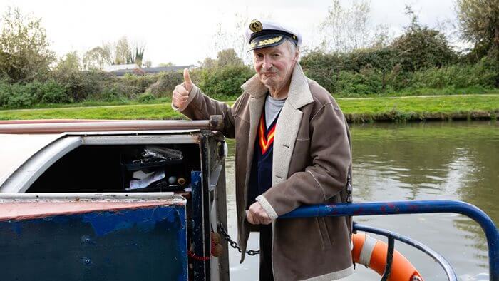 Former sailor Neil gets behind the helm once more.