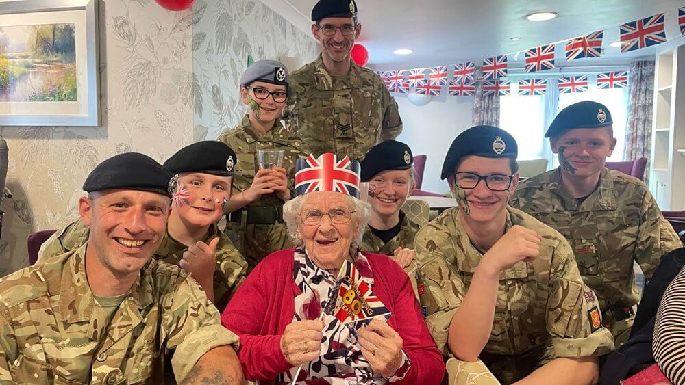 VE day celebrations at Kentford Manor