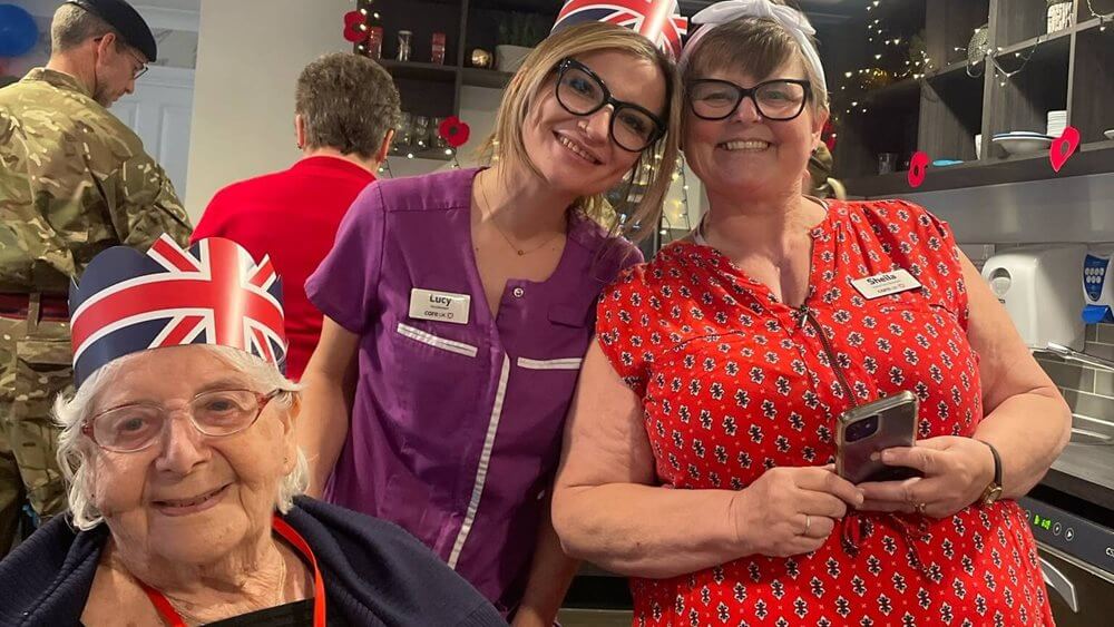 VE day celebrations at Kentford Manor