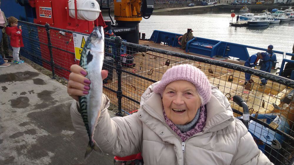 Florence, aged 88 and resident at Care UK's Lauder Lodge, shared her passion for fishing and asked her home team to help make her wish come true.