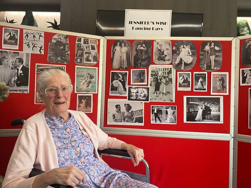 Lonsdale Mews made Jennifer's wish to see a tap dance performance come true.