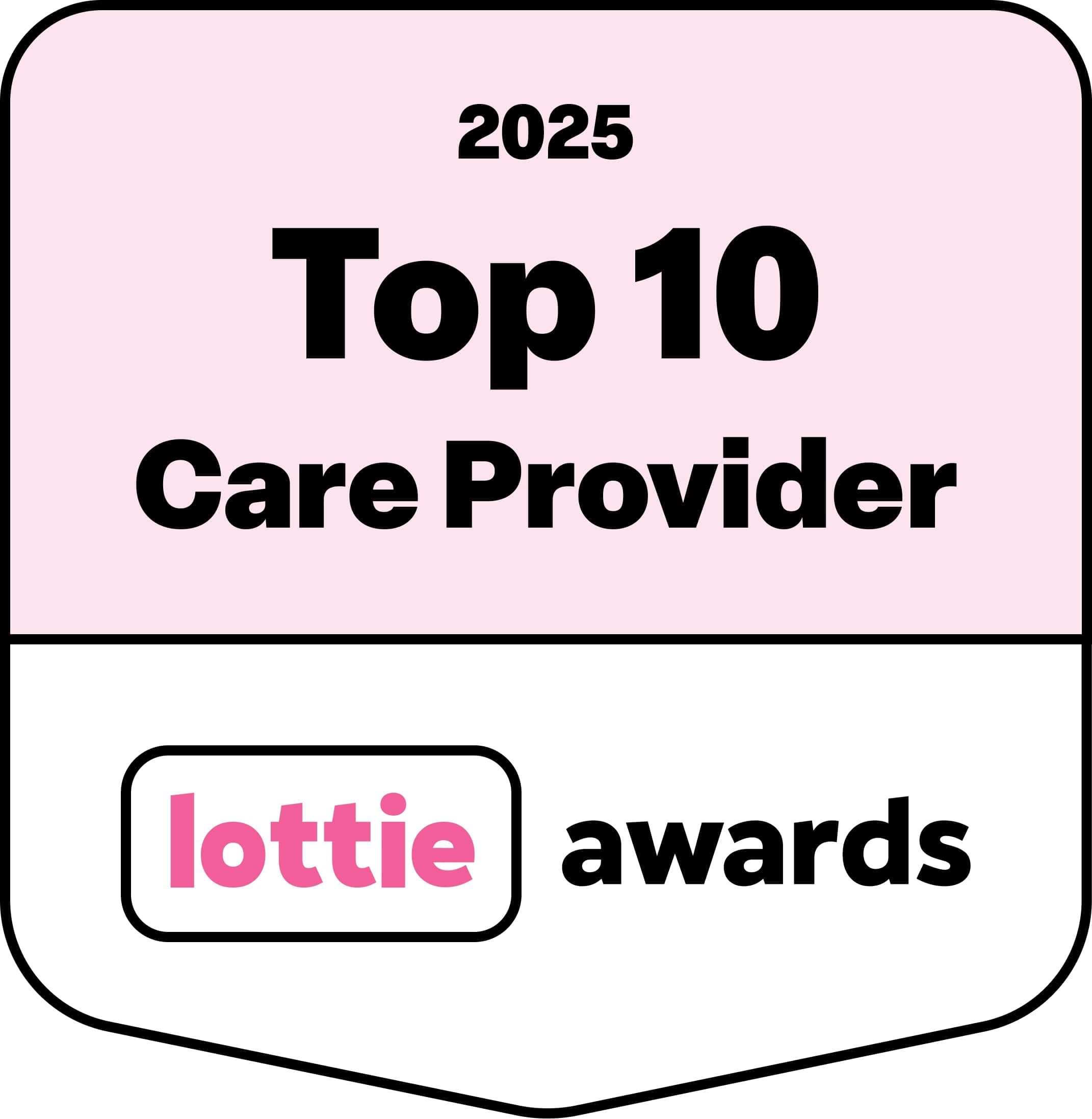 Lottie awards 2025 winner - UK’s Top 10 Large Care Providers
