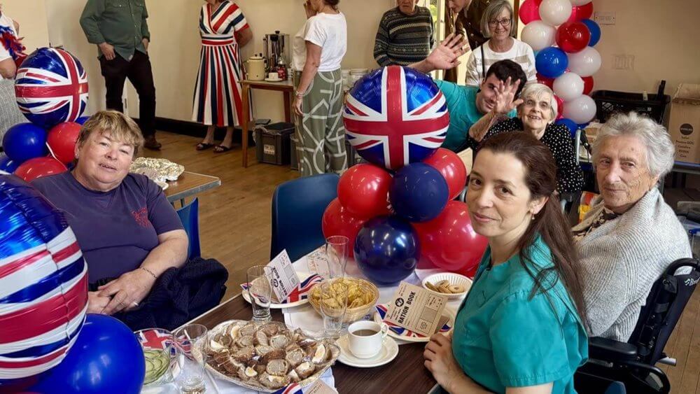 VE day celebrations at Mountfitchet House
