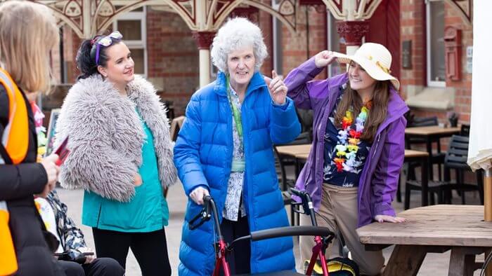 Retired Sale tour guide relives career on special day out