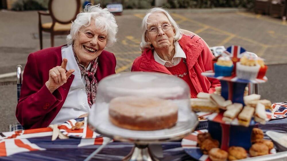VE day celebrations at Pear Tree Court