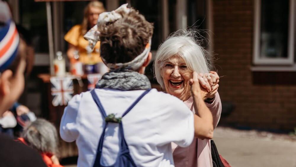 VE day celebrations at Pear Tree Court