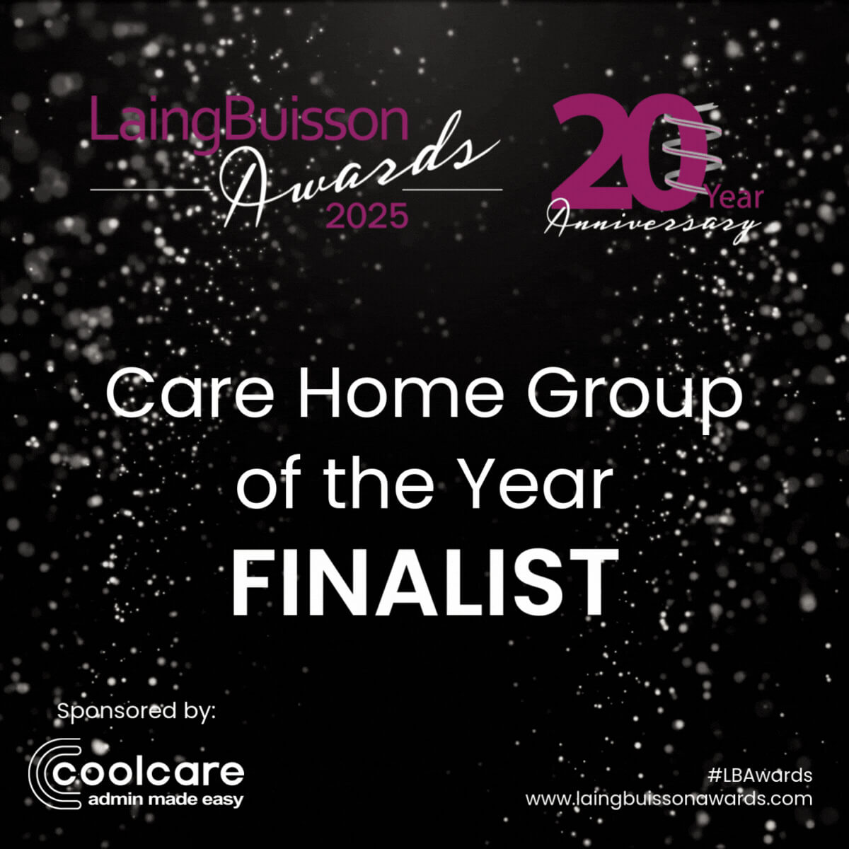 LaingBussion Awards 2025 finalist - Care Home Group of the Year
