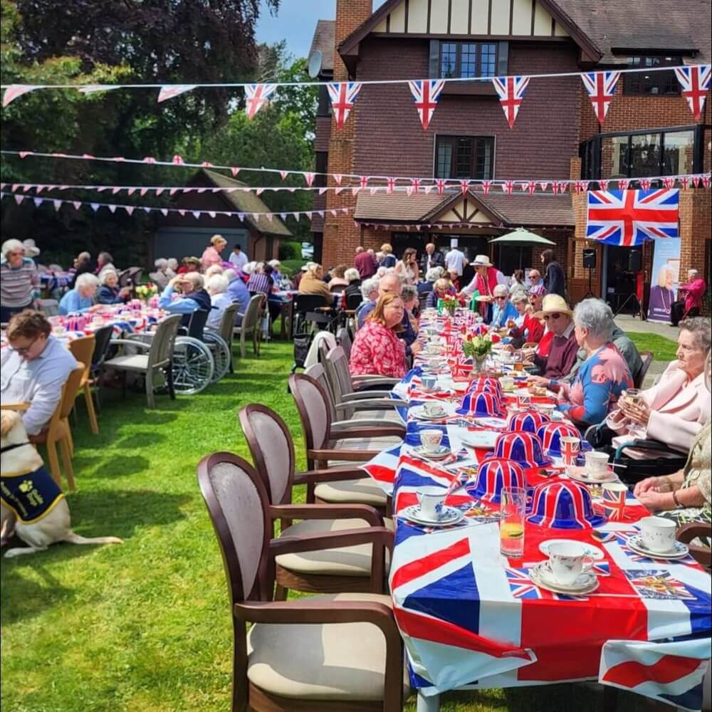 VE day celebrations at Sway Place
