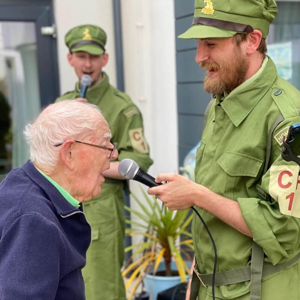 VE day celebrations at Tennyson Grange