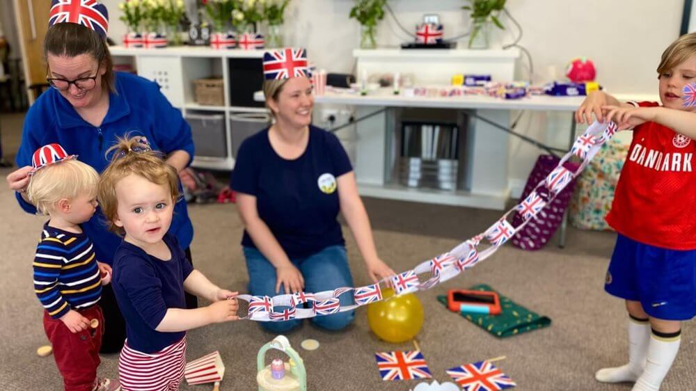 VE day celebrations at Tennyson Grange