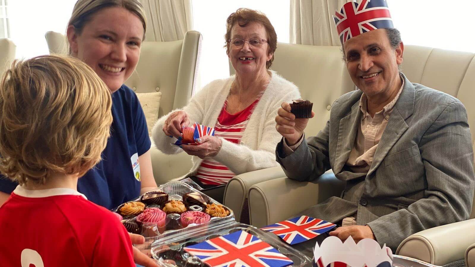 VE day celebrations at Tennyson Grange